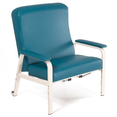 Adjustable Healthcare Patient Lounge Chair Bariatric Size with Fixed Arms