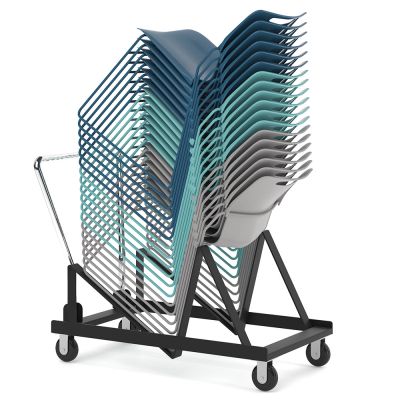 Castel Stacking Chair Trolley