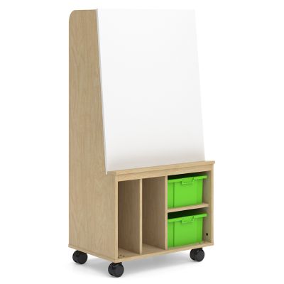Doodle Cart Mobile Magnetic Whiteboard Storage 
