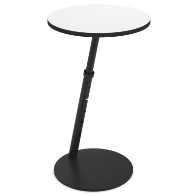 Orbit Round Height Adjustable Disk Base Table