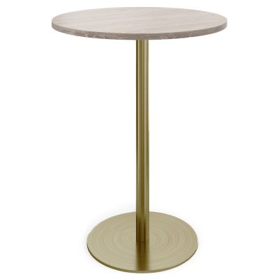 Disc Base Round High Table