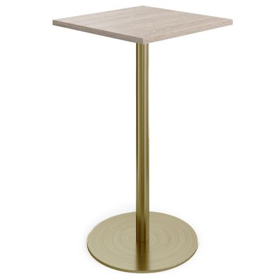 Disc Base Square High Table