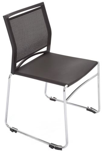 Core Sled Base Mesh Back Visitor Chair