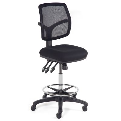 Riva Max Mesh Ergo Chair With Drafting Kit Base