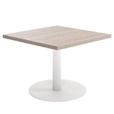 Disc Base Square Coffee Table