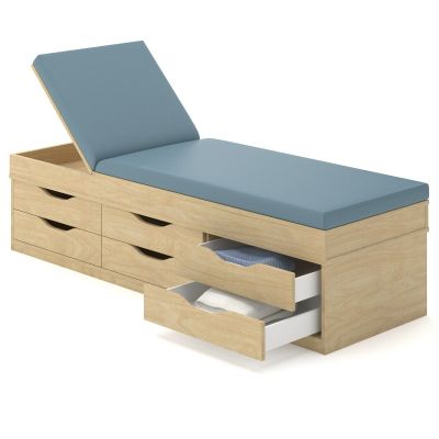 Sick Bay Bed with 6 Drawers - Melamine