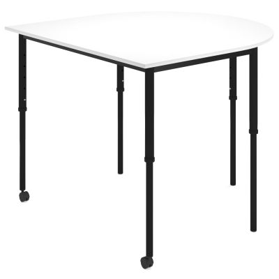 SmarTable Clique D-End Height Adjustable Sit Stand School Table