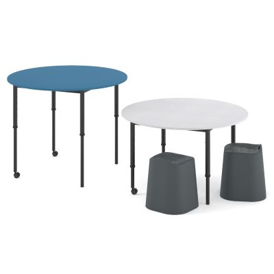 Round Table Smart General Purpose Round Table - Adjustable Height | BFX Furniture