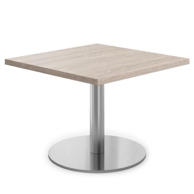 Disc Base Square Coffee Table
