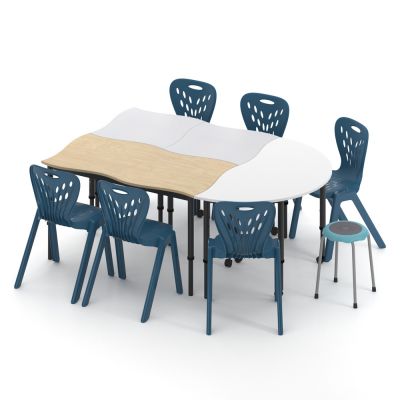 SmarTable Twist Arc Height Adjustable Student Table