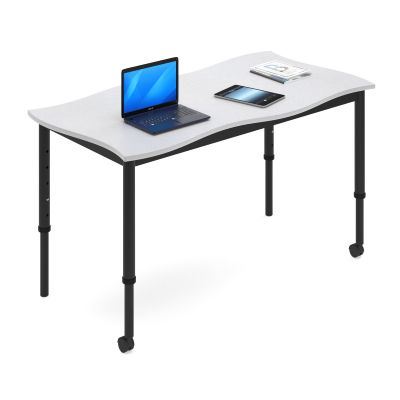 SmarTable Twist Double Height Adjustable Sit Stand Student Desk