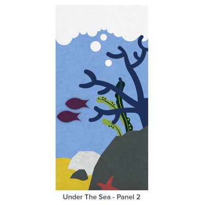 AudioArt "Under the Sea" Peel and Stick Mural Single Panel