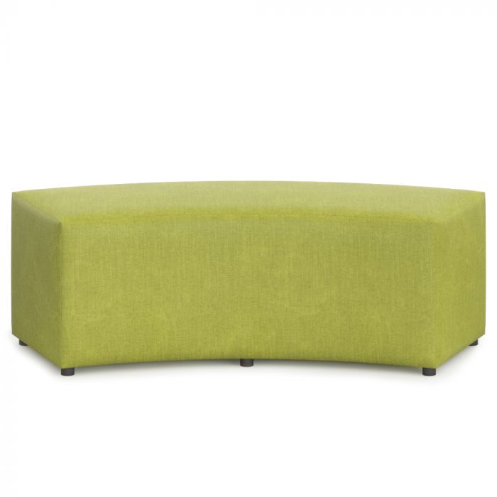 Curved top ottoman bench