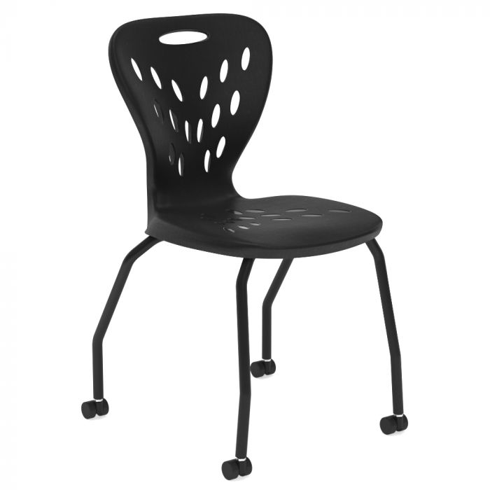 Student chair sales with wheels