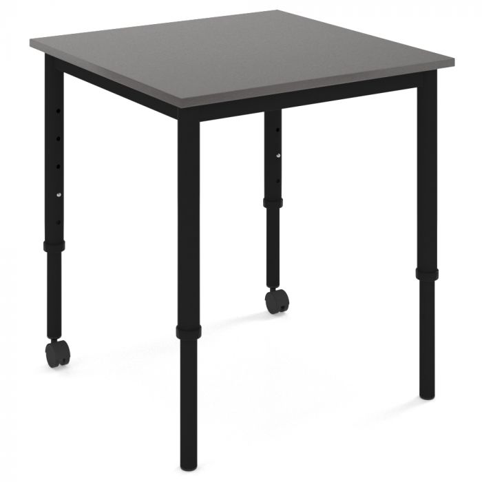 Square adjustable hot sale table
