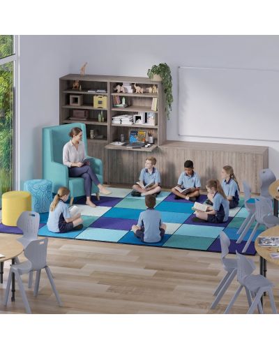 Lagoon Rectangle Placement Rug