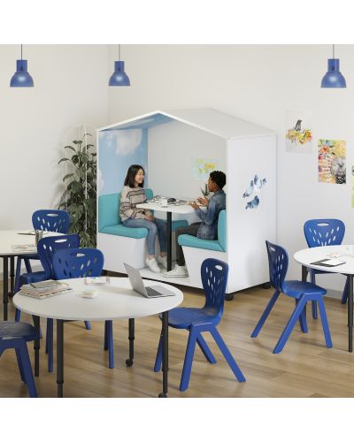 Grey Marle AudioArt | Raw Birch Ply Board | Lustrell Aura Eucalyptus Vinyl 