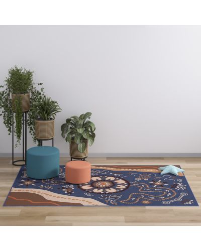 Camped Rectangle Rug