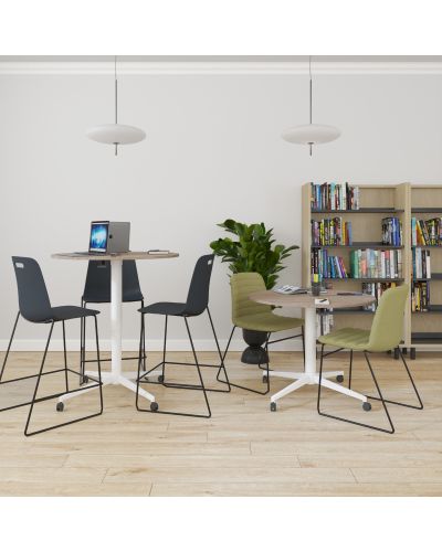 900dia | New Graphite top | White frame