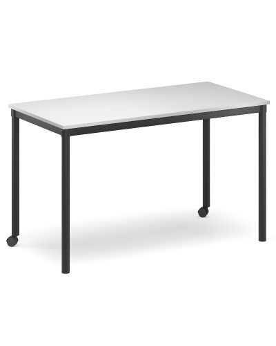 SmarTable Clique Straight Student Desk-720h Fixed Height -With 2 Castors-Zincworks