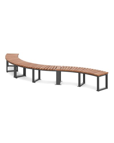 Daintree Curved Outdoor Bench