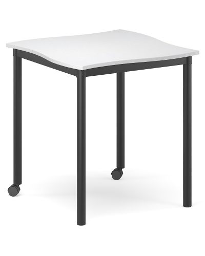 SmarTable Twist Single Student Table-720h Fixed Height -With 2 Castors-Zincworks
