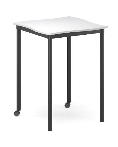 SmarTable Twist Single Student Table-900h Fixed Height-With 2 Castors-Zincworks