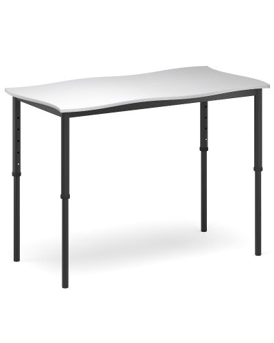 SmarTable Twist Double Student Desk-Sit Stand-Without Castors-Writeable