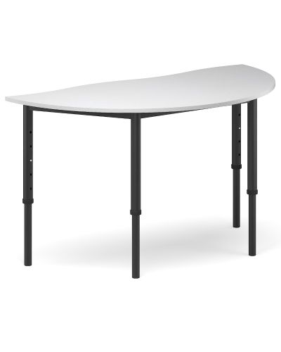 SmarTable Twist Arc Height Adjustable Student Table-520 - 760h Adjustable Height-Without Castors-Writeable