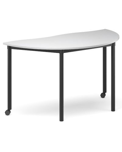 SmarTable Twist Arc Height Adjustable Student Table-720h Fixed Height -With 2 Castors-Writeable
