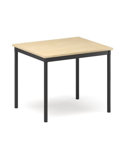 Ace Single Student Table-580h x 700w x 600d-Raw Birch Ply