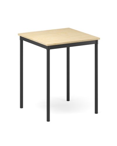 Ace Single Student Table-750H x 600W x 600D-Raw Birch Ply