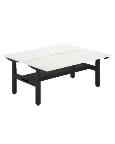 Ascendo Double Electronic Sit Stand Workstation