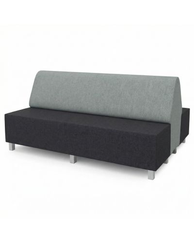 Double | Beachcomber Pewter Back / Beachcomber Graphite Fabric Seat