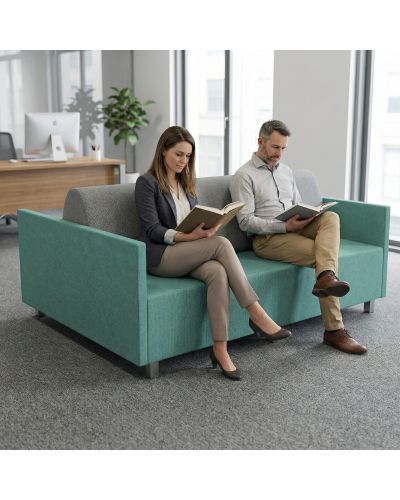 Triple | Beachcomber Pewter Back / Beachcomber Graphite Seat & Arms Fabric