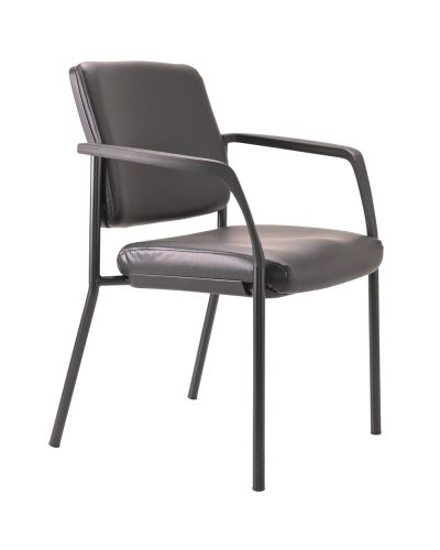 Buro Lindis 4 Leg Visitor Chair PU Vinyl with Arms