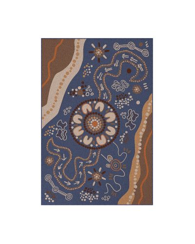 Camped Rectangle Rug