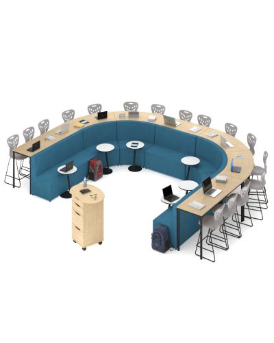 Cush Curve Table -  900mm Fixed Height
