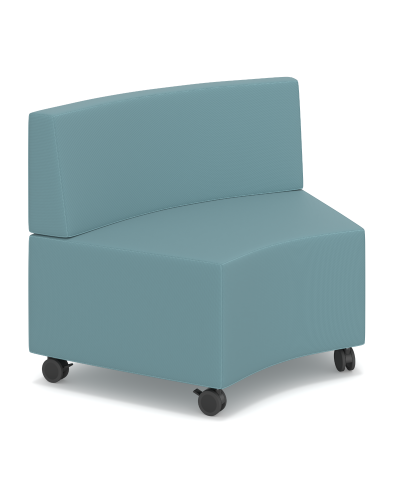 Mid Back | Lustrell Allure Ether Vinyl | Mobile Lockable Castors