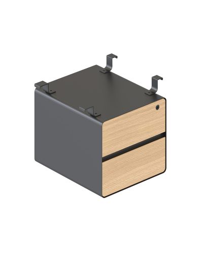 Black Melamine Drawer Fronts + Black P/C