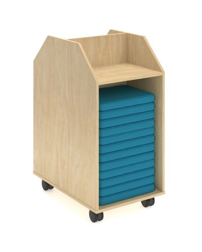 Raw Birch Ply | Aura Jade Vinyl Seat Pad