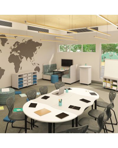 Raw Birch Ply | Height Adjustable with Castors