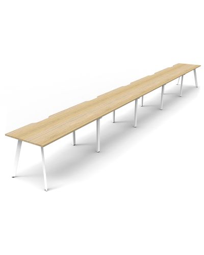 Eternity Single Sided Desk - Five Person