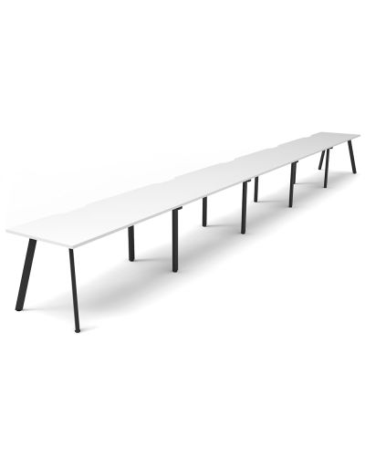 Eternity Single Sided Desk - Five Person