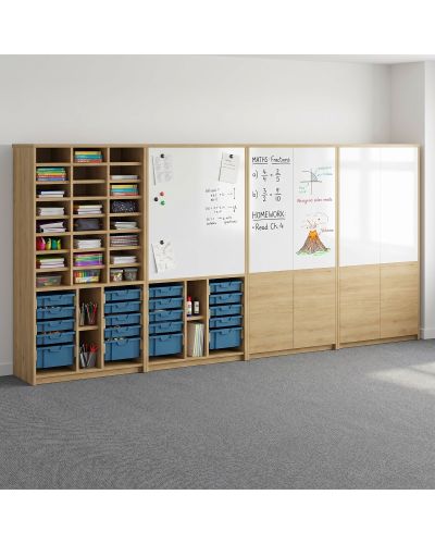 Raw Birch Ply | Capri Blue Stash Trays