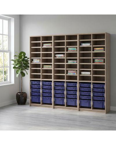 Raw Birch Ply | Black / Charcoal / Oyster Grey Stash Trays