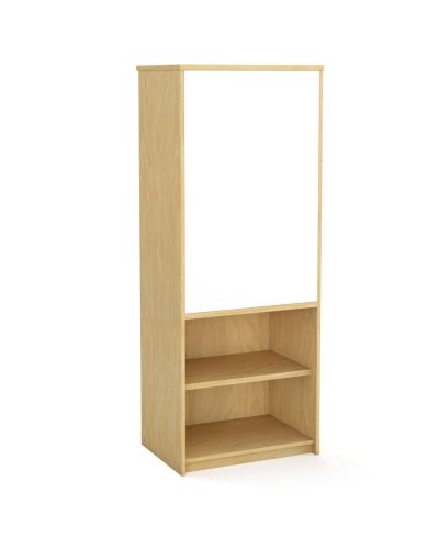 Raw Birch Ply | 700w | 1x Upper Writeable Doors /3x Adjustable Shelves | Lower Open Shelves /1x Adjustable Shelf (FLX411) 