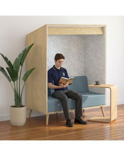 New Graphite Board | Royal Blue AudioArt | Beachcomber Atlantic Fabric | ABS Legs