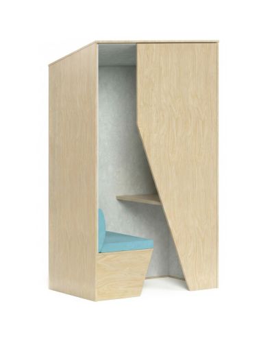 Beachcomber Atlantic Fabric Seat / Back | Raw Birch Ply Board | Grey Marle AudioArt Interior