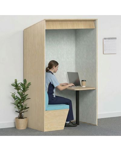 Beachcomber Atlantic Fabric | New Graphite Board | Royal Blue AudioArt Interior 